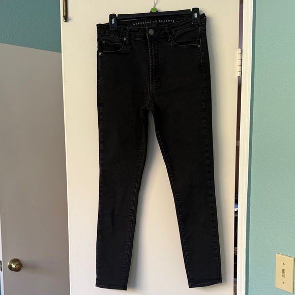 Articles Of Society Denim - Articles Of Society Black Skinny Jeans